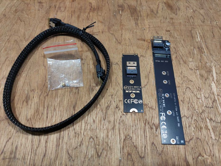 Комплект плат для SSD-накопичувачів формату M.2 NVMe NGFF