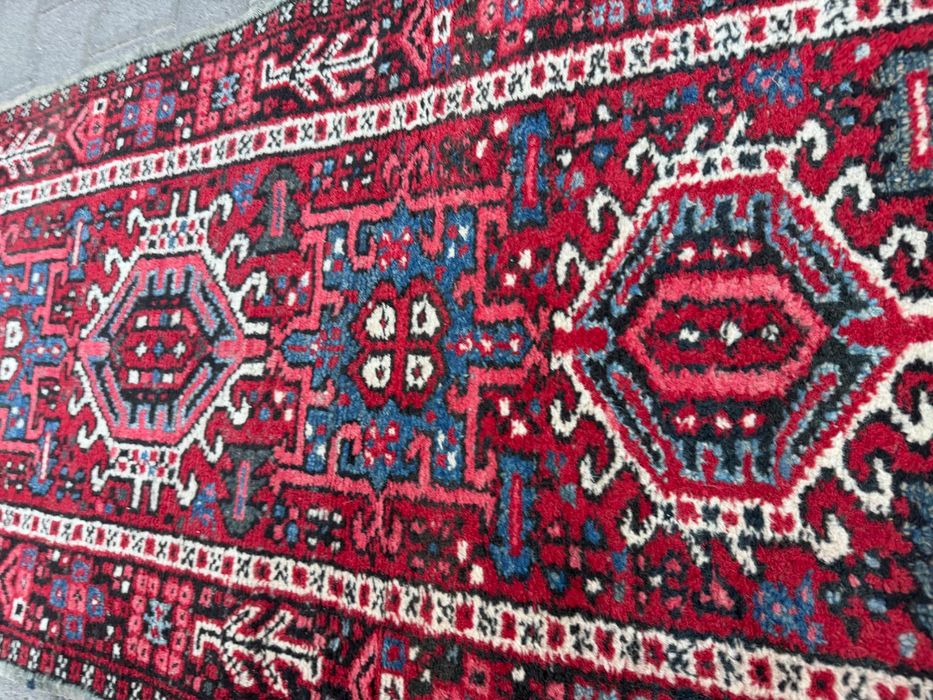 Dywan perski Heriz 230x70 wełna ręcznie tkany chodnik
