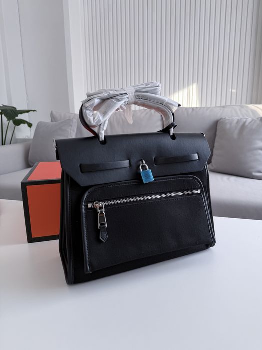 Сумка Hermes Herbag чорна