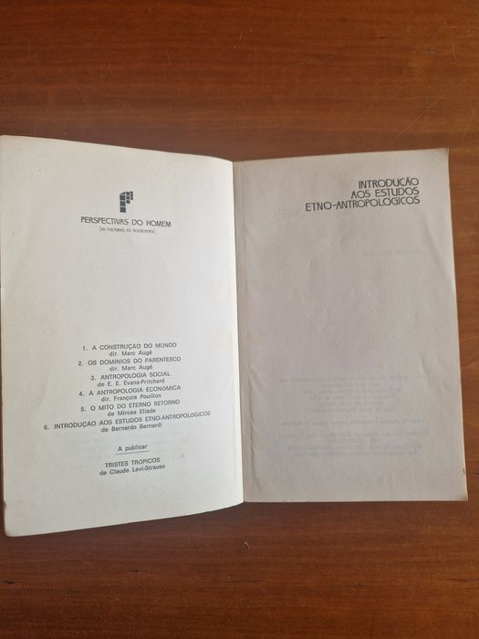 "Introdução aos estudos etno-antropológicos", de Bernardo Bernardi