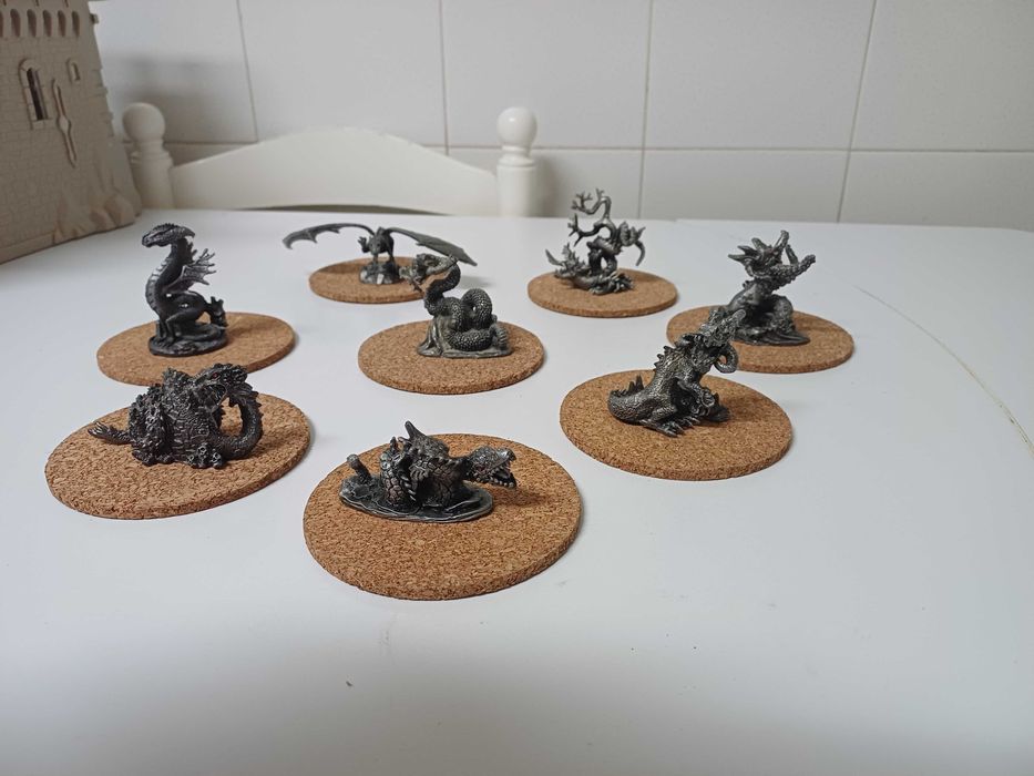 Dragões Místicos em chumbo 8 unidades