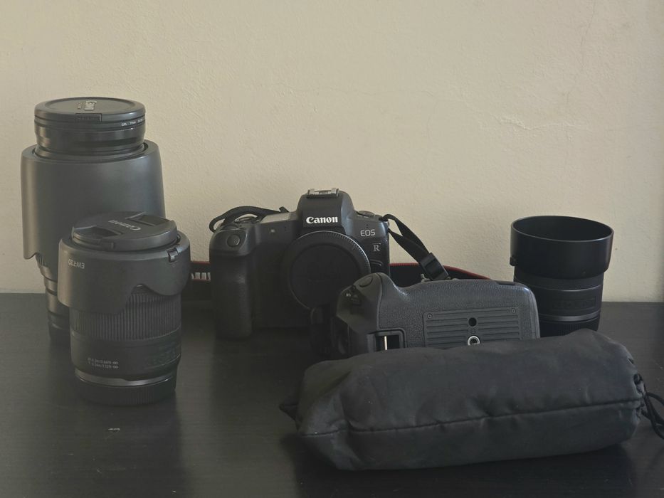 Canon EOS R + objectivas + Extras Pack Profissional