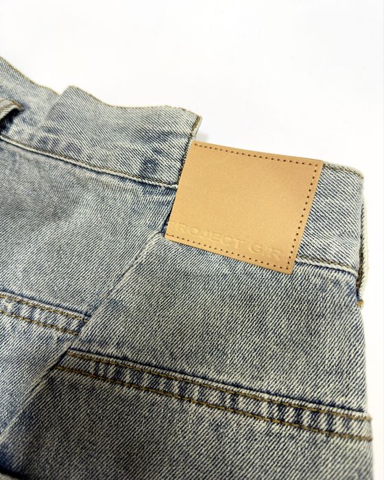Шорти PROJECT G/R shorts project g/r baggy oversized dirty джинсові шорти світлі M-L