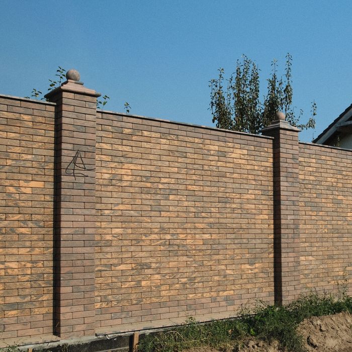 Облицювальна цегла Brickland для фасаду та паркану. Візуалізація + Доставка
