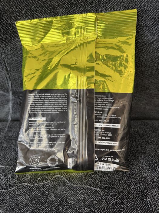 RUPES D-A Medium 9.BW150M futro polerskie 130/145mm NOWE