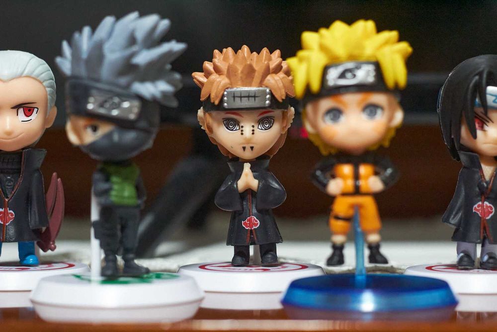 Figuras Naruto Shippuden e Akatsuki