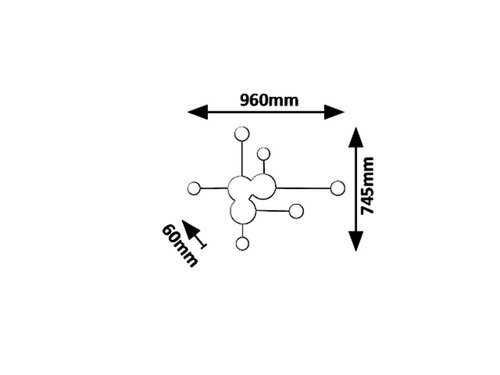 Czarny Kinkiet Rabalux Amadeo