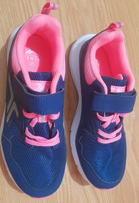 Ténis Rosa e Azul da Tenth (Novo): Tam 35