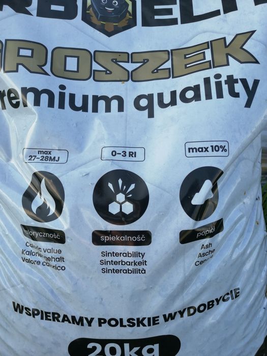 Ekogroszek workowany  28 MJ