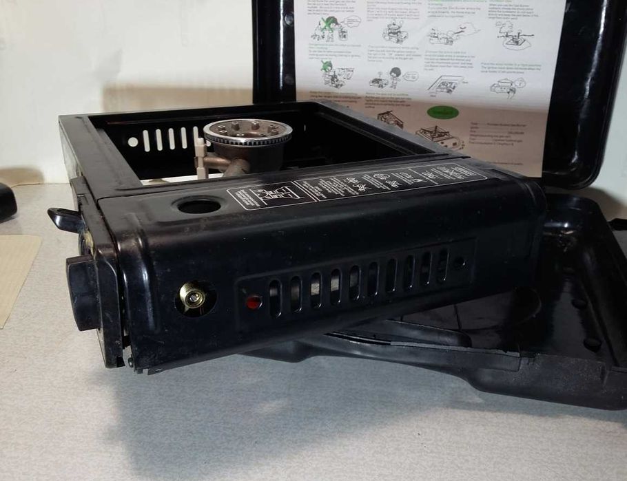 Портативная газовая плитка (под баллончики).