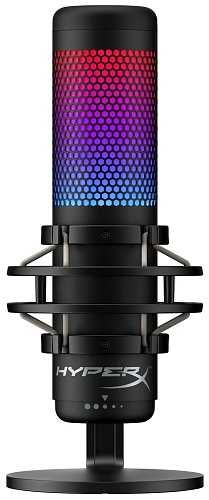 HyperX QuadCast S Black USB мікрофон з RGB підсвічуванням
