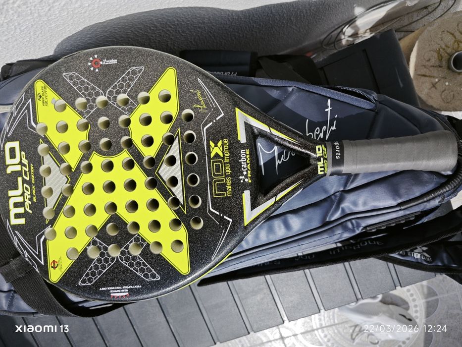 Raquete ml10 pro + sapatilhas joma padel