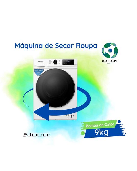 Máquina de Secar Roupa 9kg Bomba de Calor Jocel