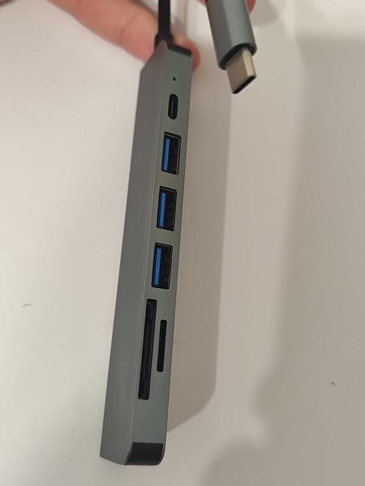 юсб хаб type c usb hub для телефону/компьютера/приставки
