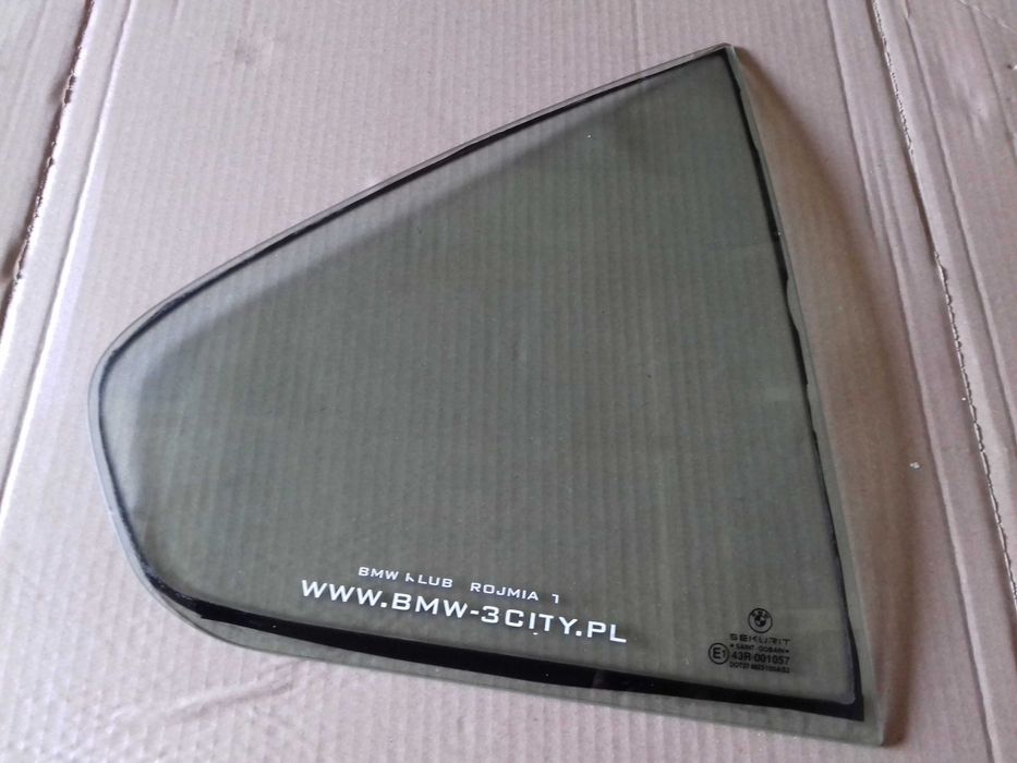 Oryginalne szyby BMW e36 sedan szyba drzwi przód tył trójkąt lewy prawy OE
