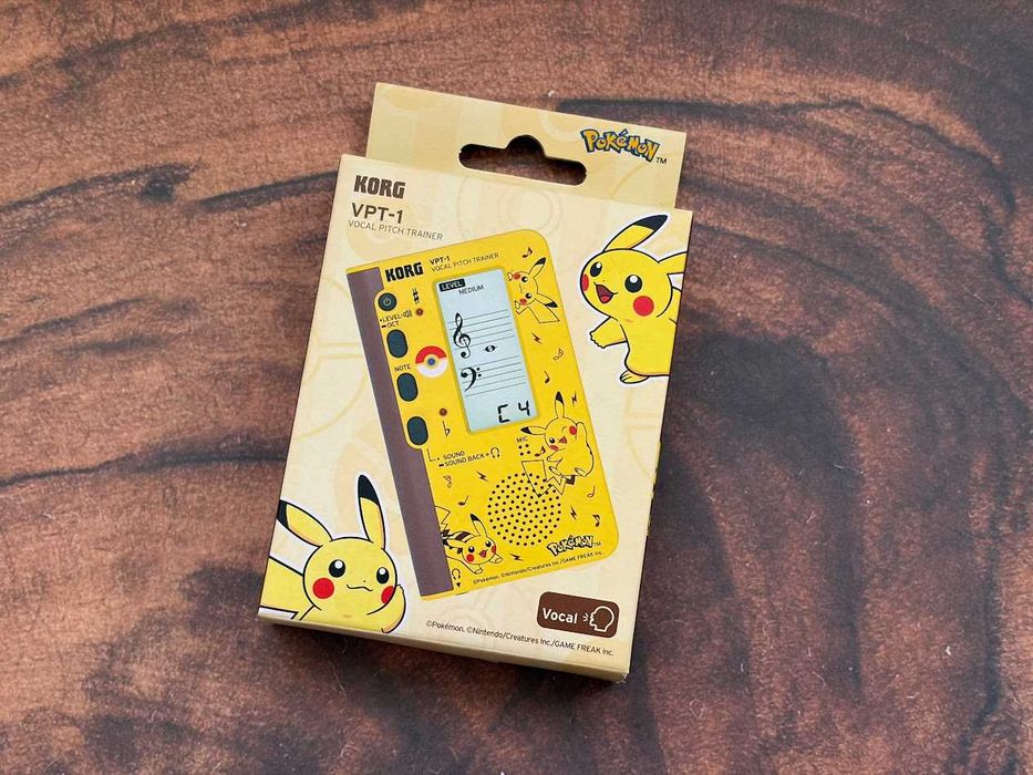 Новий вокальний тренажер / тюнер Korg VPT-1 P025 Pokemon Edition Pikachu - Vocal Pitch Trainer