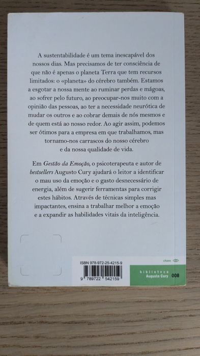 Livro Gestão da Emoção