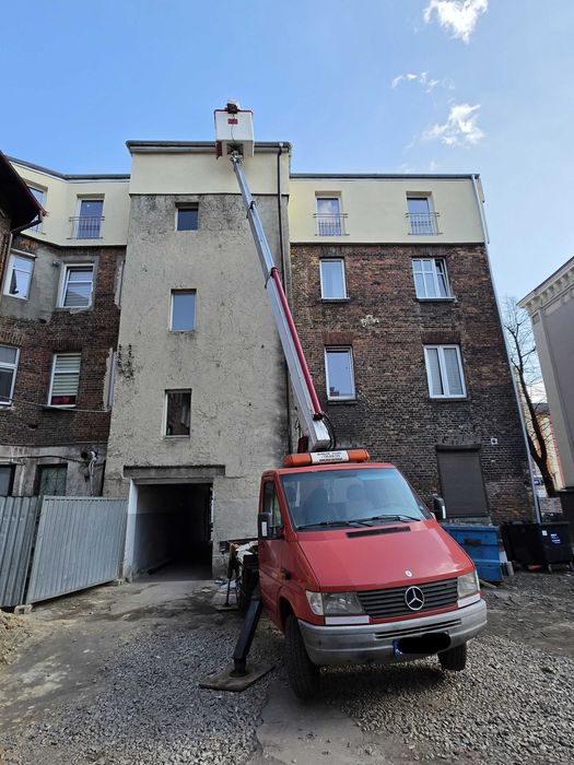 Podnośnik koszowy / zwyżka 16 m z operatorem — Bytom, Katowice, Śląsk