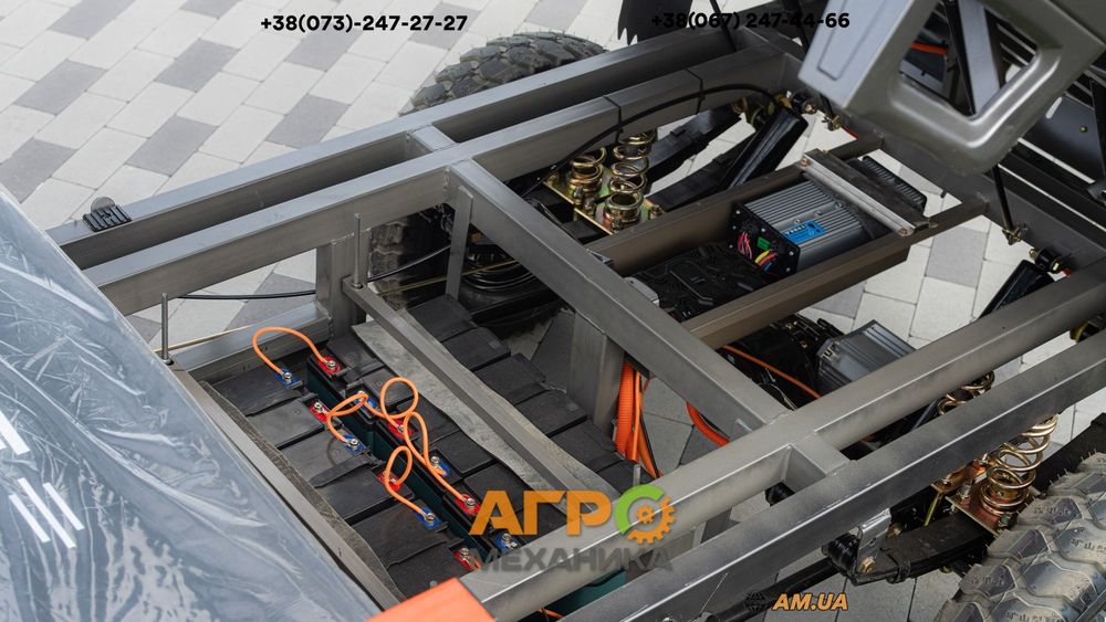 Электротрицикл грузовой FORTE GP-1500-C (серый)