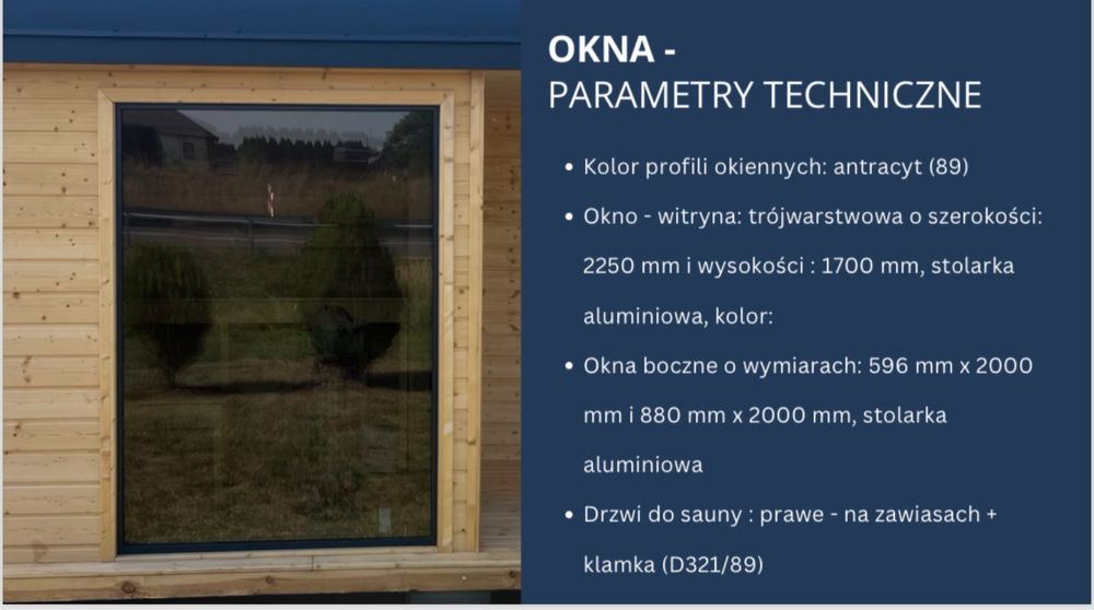 Sauna ze strfą relaksu