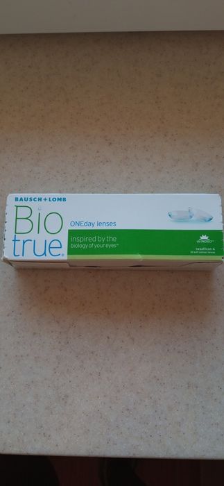 Продам контактні лінзи Baush+Lomb Bio True