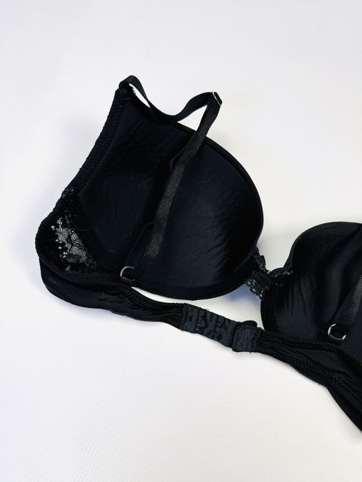 Biustonosz push-up 75B czarny