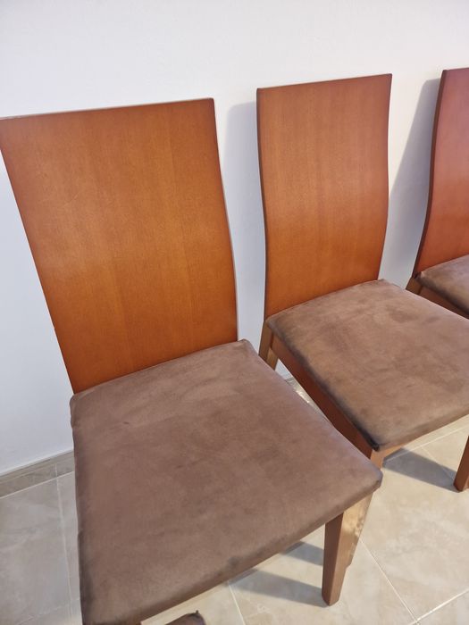 6 cadeiras mesa jantar, cerejeira