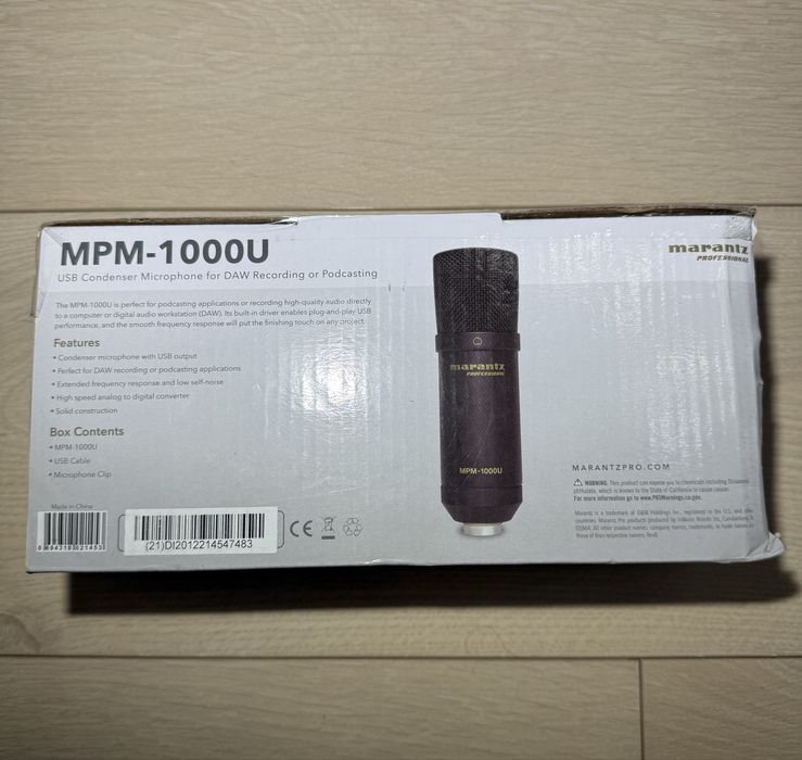 Marantz MPM-1000U мікрофон usb (тільки мікрофон)