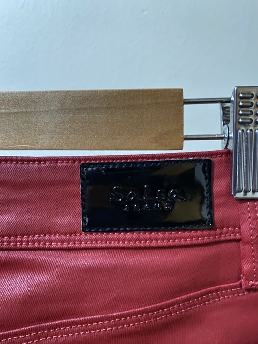 Calças Salsa vermelhas senhora