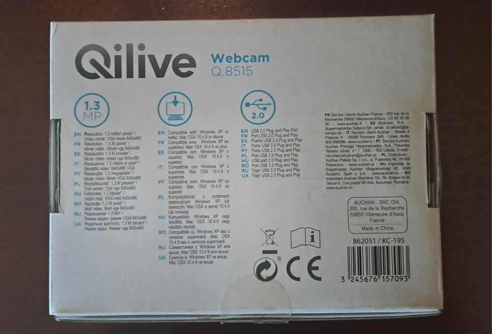 Webcam Qilive Q.8515 (Nova)