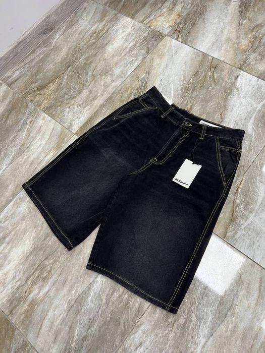 Нові широкі чорні шорти джинсові BAGGY rap jeans shorts sk8 широкие шорты бегги реп jaded ecko southpole