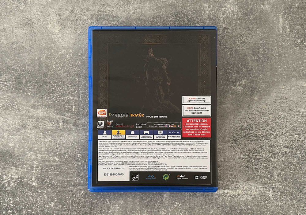 Dark Souls 3 The Fire Fades Edition (CUSA-07439 / RU / PS4)