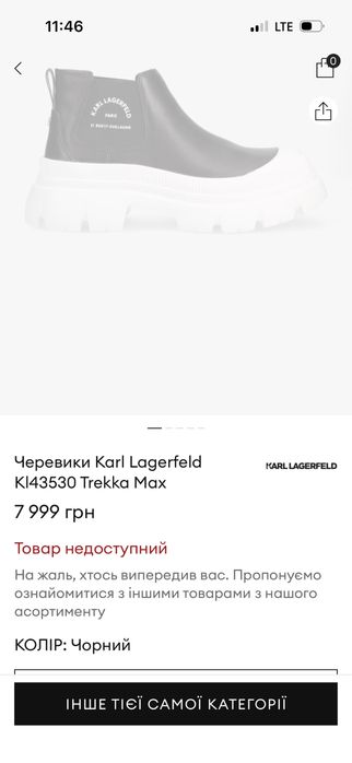 Karl Lagerfeld черевики