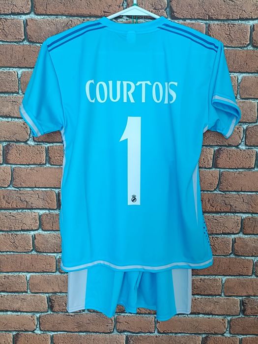 Strój bramkarski dziecięcy Real Madryt Courtois rozm. 152