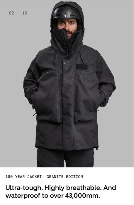 Vollebak 100 year jacket, granite edition  куртка чоловіча XL-XXL