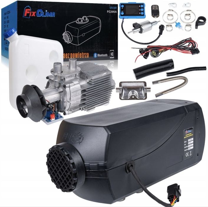 Дизельний обігрівач 5 кВт 12V/24V FIXCLIMA FC205A Bluetooth | Автономка