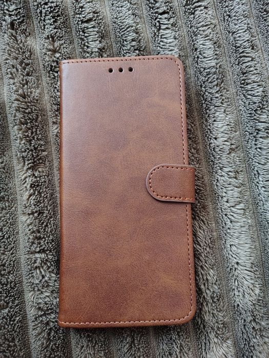 Шкіряний чохол-книжка для телефона motorola 60 edge