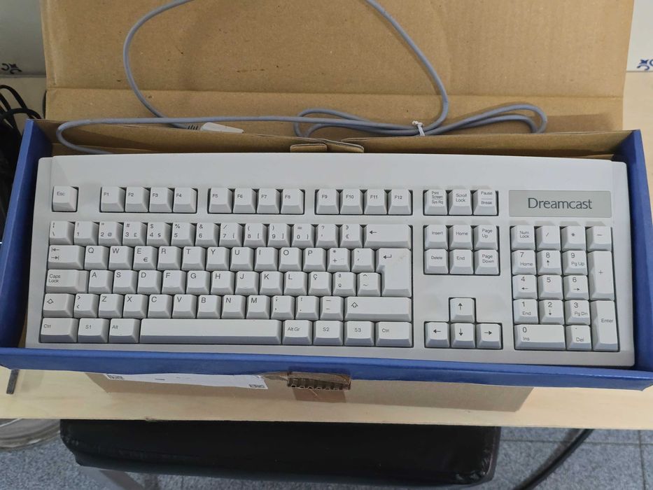 Teclado SEGA Dreamcast – Como Novo – Com Caixa Original
