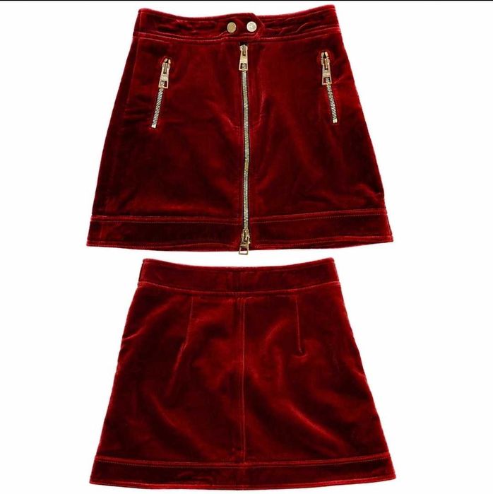 Spódnica mini velvet Tommy Hilfiger collection