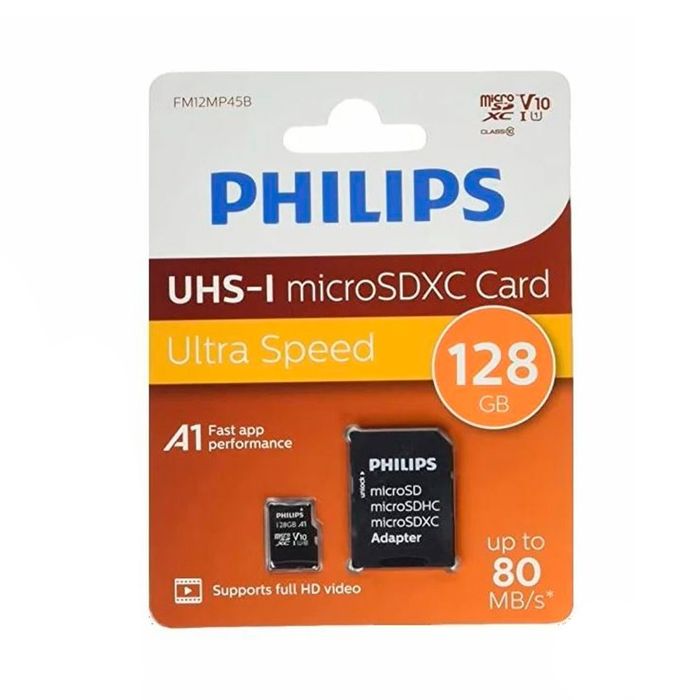 Philips Micro Cartão SD 128GB Como Novo