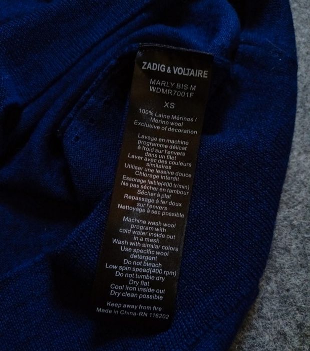 Sweter wełna Zadig & Voltaire