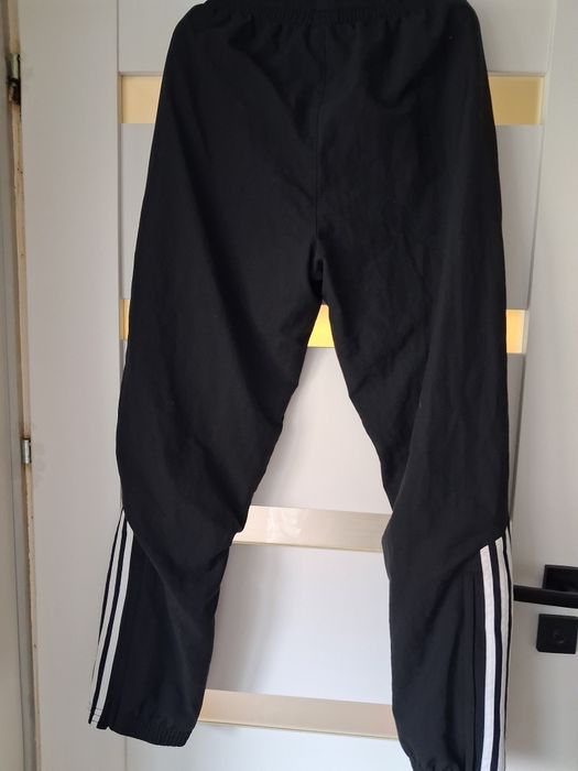 Czarne męskie spodnie Adidas