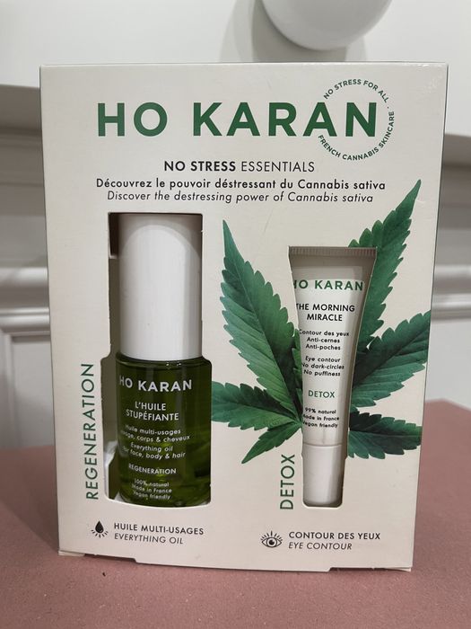 HO Karan No Stress Essentials olejek do twarzy + krem pod oczy