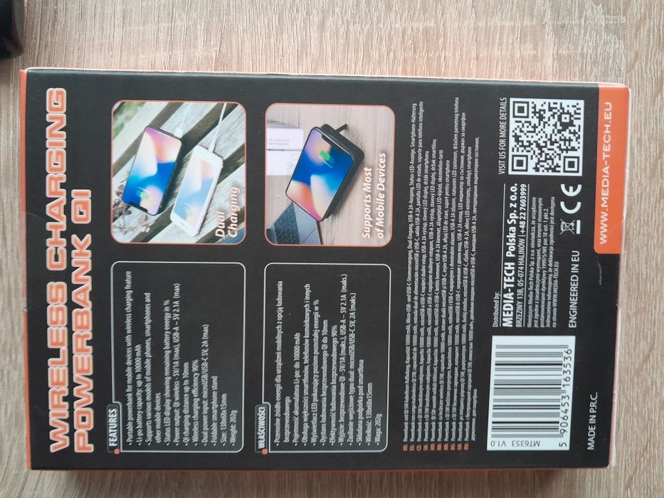 Powerbank Media-Tech MT 6353  10000mAh