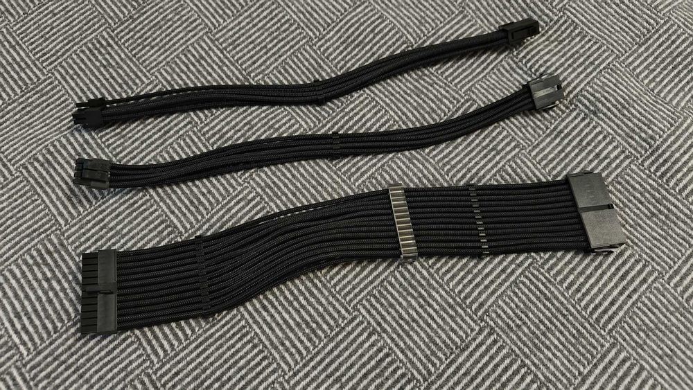 Кастомні кабелі живлення TEUCER 350mm 24pin, 8pin CPU та 8pin GPU