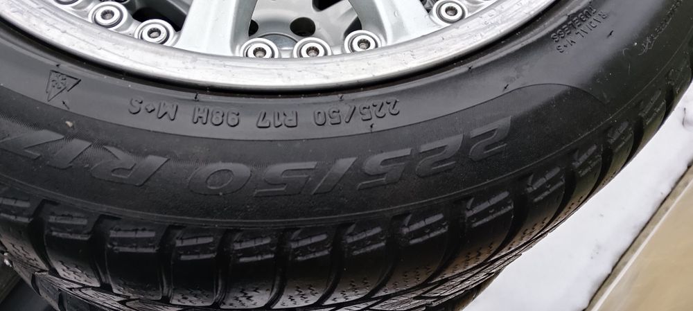 Оригінальні диски титани R 17 колеса шини резина 5/110