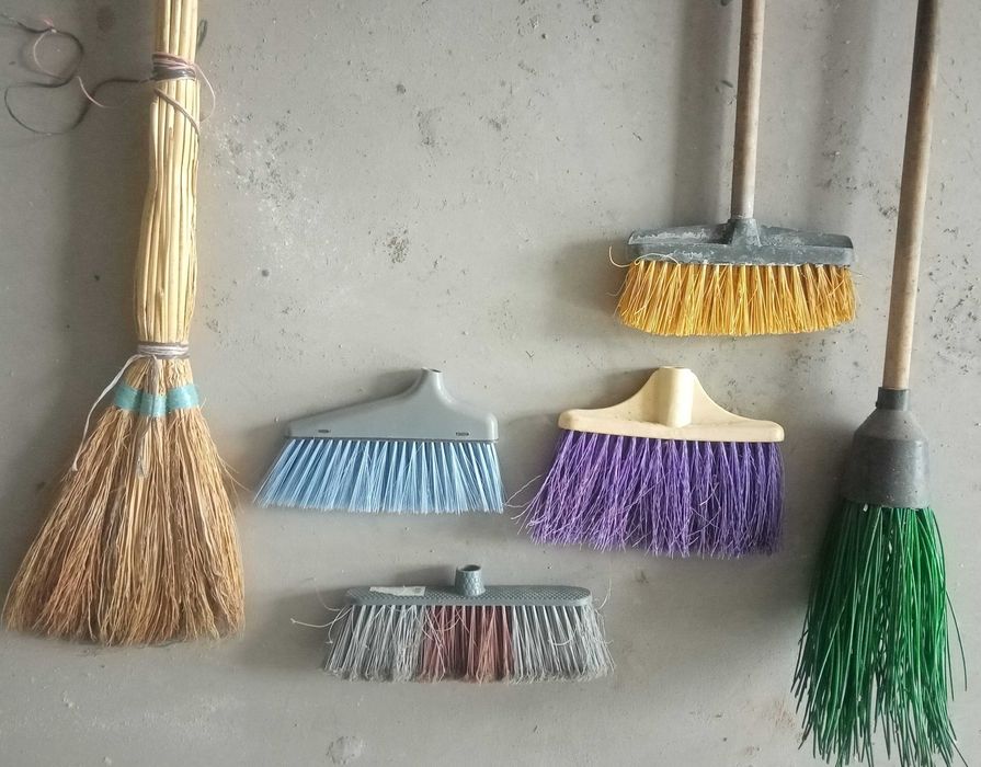 Щетки для уборки, веник, метла, держаки
