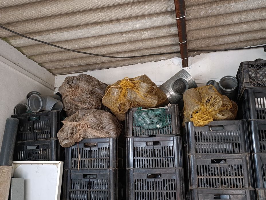 Lote de acessórios de tubos de PVC