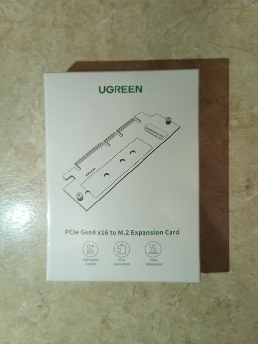 PCI-E адаптер Gen 4x16 для М2