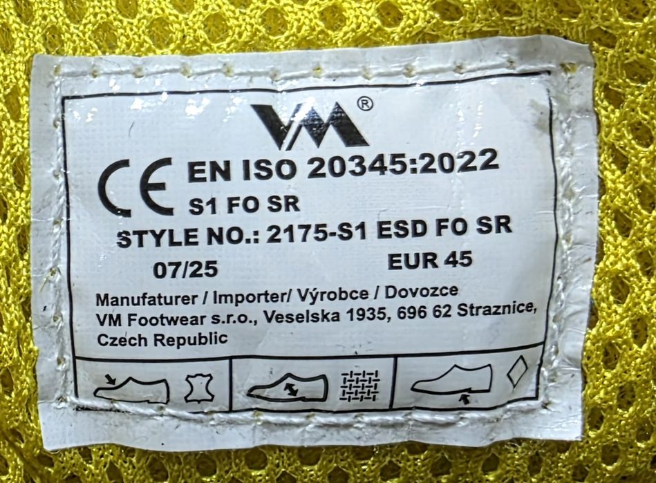 Nowe Buty Ochronne VM Footwear BHP